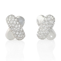 Diamond 18k White Gold Earrings