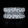 8.90ct Diamond 18k White Gold Eternity Wedding Band Ring