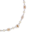 15.68ct Diamond 18k White Gold Pendant Necklace