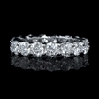 4.08ct Diamond Platinum Eternity Wedding Band Ring
