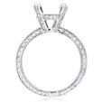 .71ct Diamond Antique Style Platinum Engagement Ring Setting