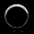 .25ct Diamond Antique Style Platinum Knife-Edge Wedding Band Ring