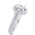 .55ct Simon G Diamond Platinum Halo Engagement Ring Setting