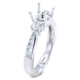 .43ct Diamond Platinum Engagement Ring Setting