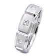 .40ct Men's Diamond 18k White Gold Wedding Band Ring