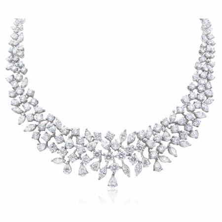 29.59ct Diamond Platinum Necklace