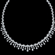 24.64ct Diamond 18k White Gold Necklace
