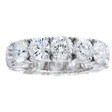 7.49ct Diamond Platinum Eternity Wedding Band Ring