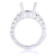 Natalie K Diamond Platinum Engagement Ring Setting