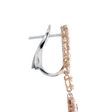 12.06ct Leo Pizzo Diamond 18k Two Tone Gold Dangle Earrings
