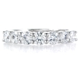 1.21ct Diamond 18k White Gold Wedding Band Ring