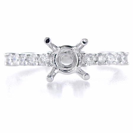 .29ct Diamond Platinum Engagement Ring Setting