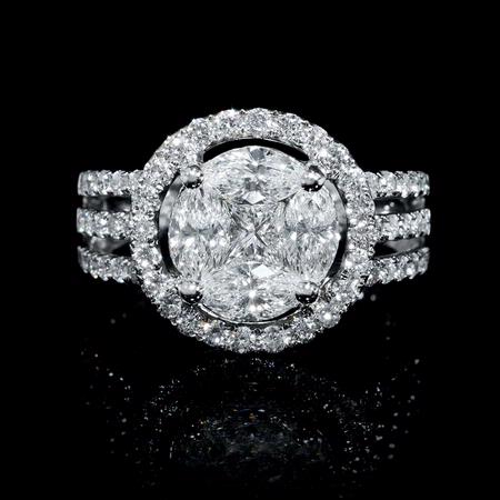1.97ct Diamond 18k White Gold Ring