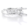 .92ct Diamond Platinum Engagement Ring Setting