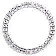 .69ct Diamond 18k White Gold Eternity Wedding Band Ring