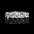 1.86ct Diamond Platinum  Five Stone Wedding Band Ring