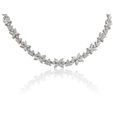 11.30ct Diamond 18k White Gold Necklace