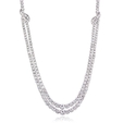23.01ct Diamond 18k White Gold Necklace