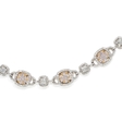 14.20ct Diamond 18k Two Tone Gold Necklace