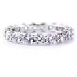 2.12ct Diamond Platinum Eternity Wedding Band Ring