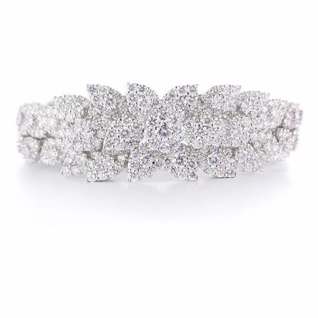 17.20ct Diamond 18k White Gold Bracelet