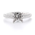.46ct Diamond Platinum Engagement Ring Setting