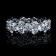 6.53ct Diamond Platinum Eternity Wedding Band Ring