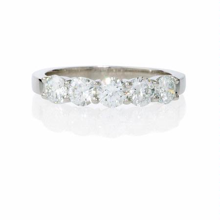 .96ct Diamond Platinum Wedding Band Ring