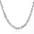 8.99ct Diamond 18k White Gold Graduated Necklace