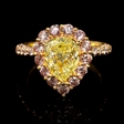 2.96ct Diamond 18k Rose Gold Ring