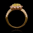 2.96ct Diamond 18k Rose Gold Ring