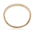13.21ct Diamond 18k Rose Gold Bangle Bracelet