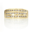Men's Diamond 14k Yellow Gold Ring