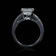 .67ct Diamond Antique Style Platinum Engagement Ring Setting