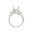 .62ct Diamond Platinum Engagement Ring Setting