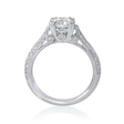 .22ct Diamond Antique Style Platinum Engagement Ring Setting