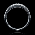 1.25ct Diamond 18k White Gold Wedding Band Ring