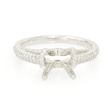 .51ct Diamond Platinum Engagement Ring Setting