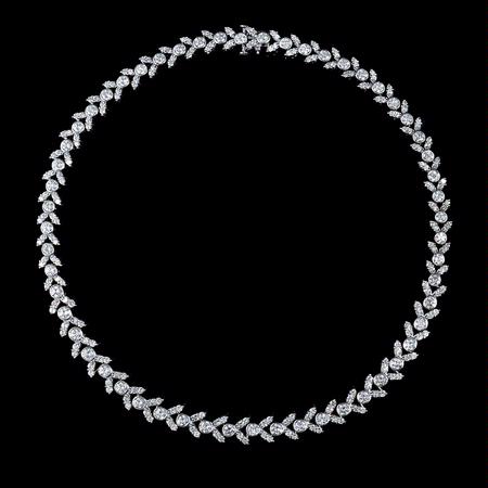 16.84ct Diamond 18k White Gold Necklace