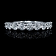 1.20ct Diamond Round Brilliant Cut Shared Prong Platinum Wedding Band Ring