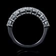 1.20ct Diamond Round Brilliant Cut Shared Prong Platinum Wedding Band Ring