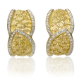 .40ct Diamond 18k Two Tone Gold Earrings