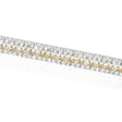4.65ct Diamond 18k Two Tone Gold Bracelet