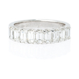 1.77ct Diamond 18k White Gold Wedding Band Ring