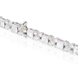 7.29ct Diamond 18k White Gold Bracelet
