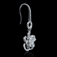 1.94ct Diamond 18k White Gold Dangle Earrings