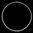 19.12ct Diamond Platinum tennis Necklace