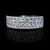 Diamond 18K White Gold Wedding Band Ring