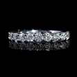 1.77ct Diamond 18k White Gold Eternity Wedding Band Ring