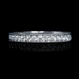 .58ct Diamond Antique Style 18k White Gold Eternity Ring